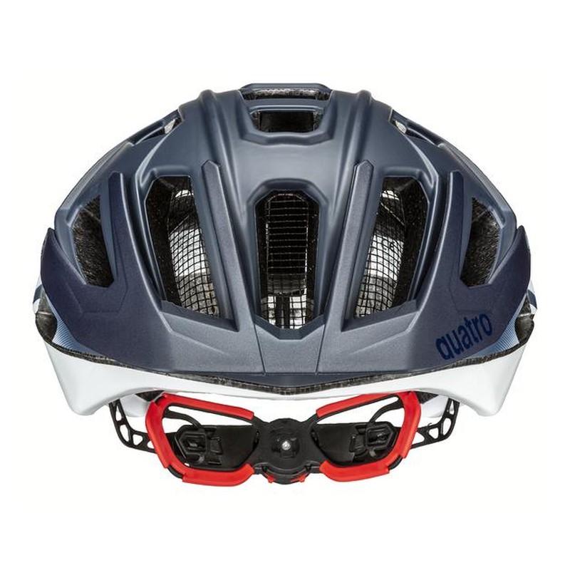Uvex Quatro CC All Mountain Enduro MTB Fahrrad Helm matt blau/weiß 2024