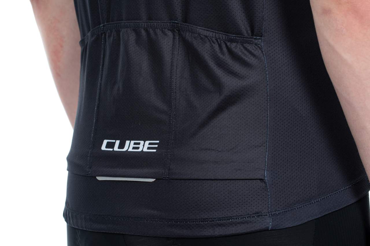 Cube Teamline Cmpt Fahrrad Trikot kurz schwarz/blau 2027