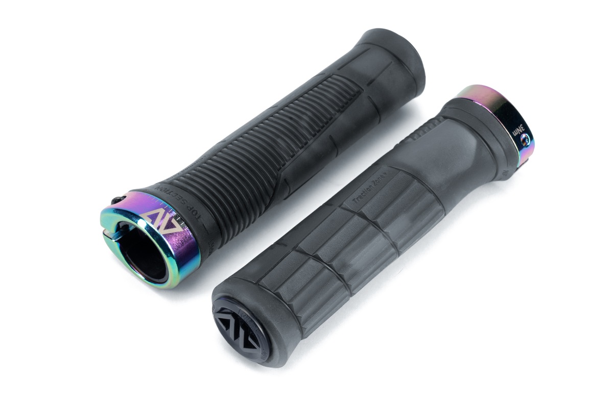 Acid Endure DH Fahrrad Griffe schwarz/oilslick