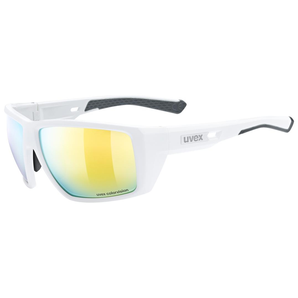 Uvex Mtn Venture CV Outdoor / Bergsport Brille matt weiß/mirror gelb