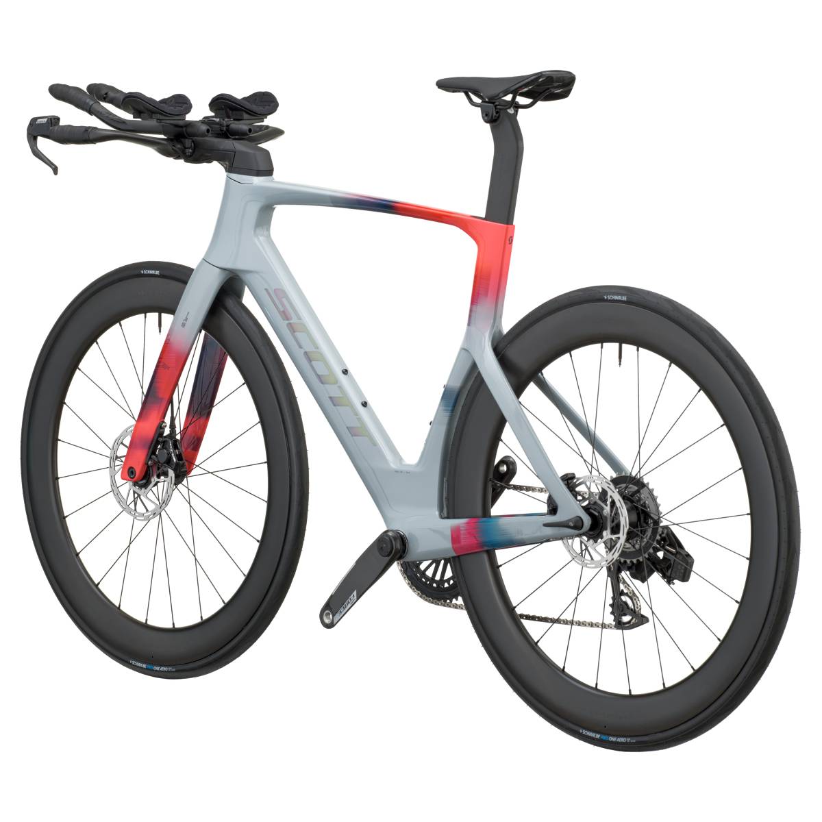 Scott Foil RC TRI Carbon Triathlon / Zeitfahrrad narwal grau/gloaming orange 2027