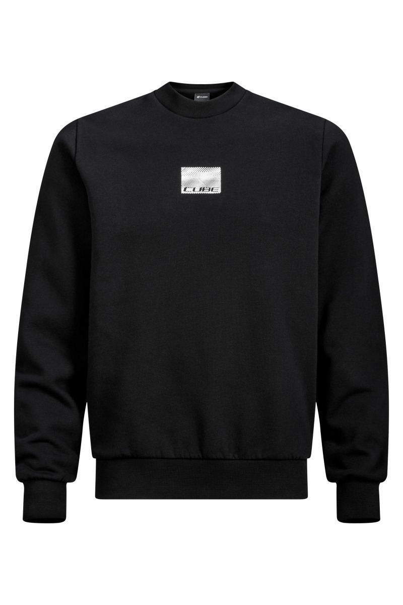 Cube Organic Sweater Grid Freizeit Pullover schwarz 2027