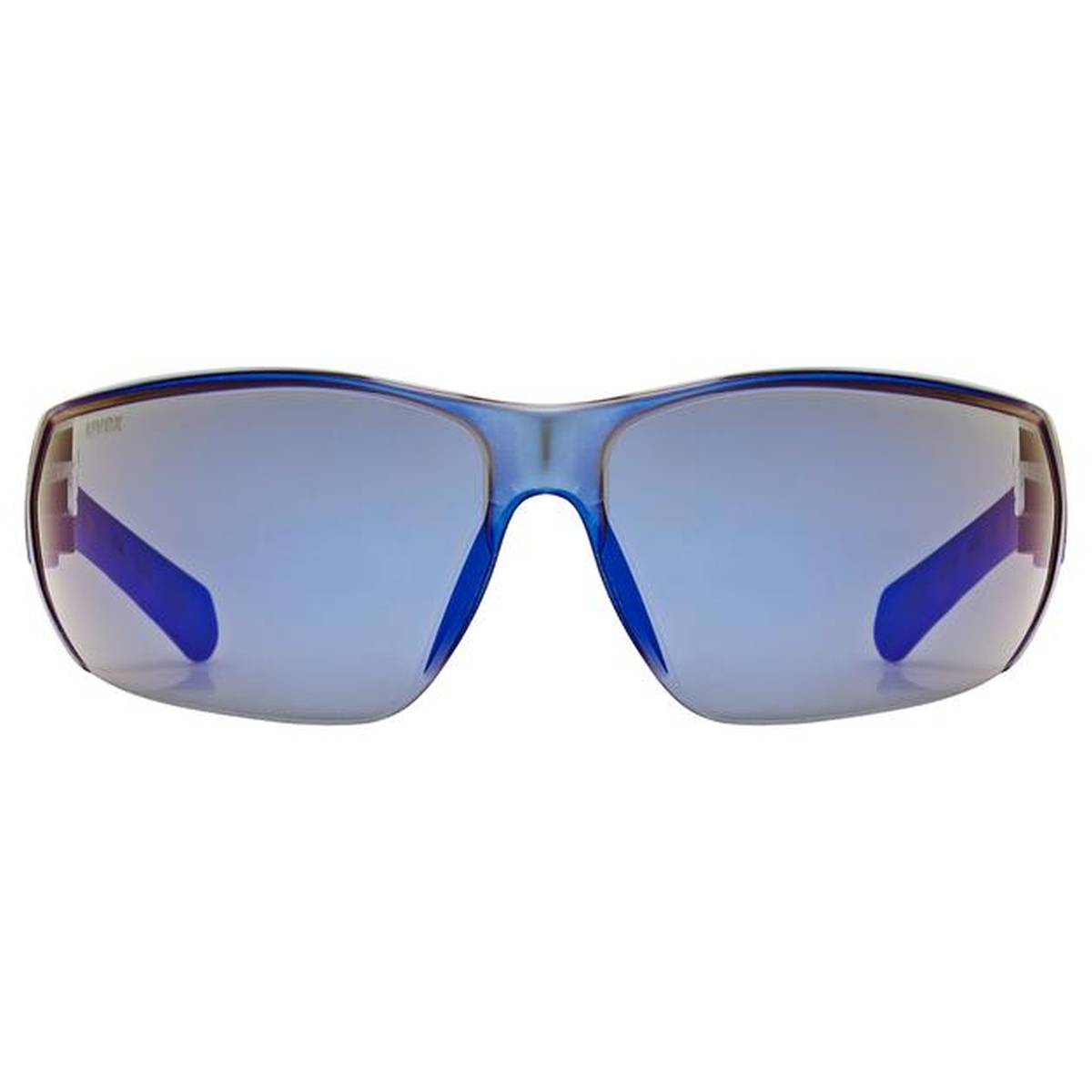 Uvex Equate Fahrrad / Sport Brille schwarz/blau/mirror blau