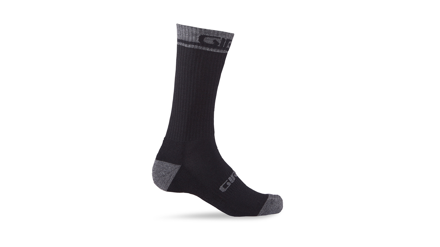Giro Merino Wool Winter Fahrrad Funktionssocken schwarz/grau 2025
