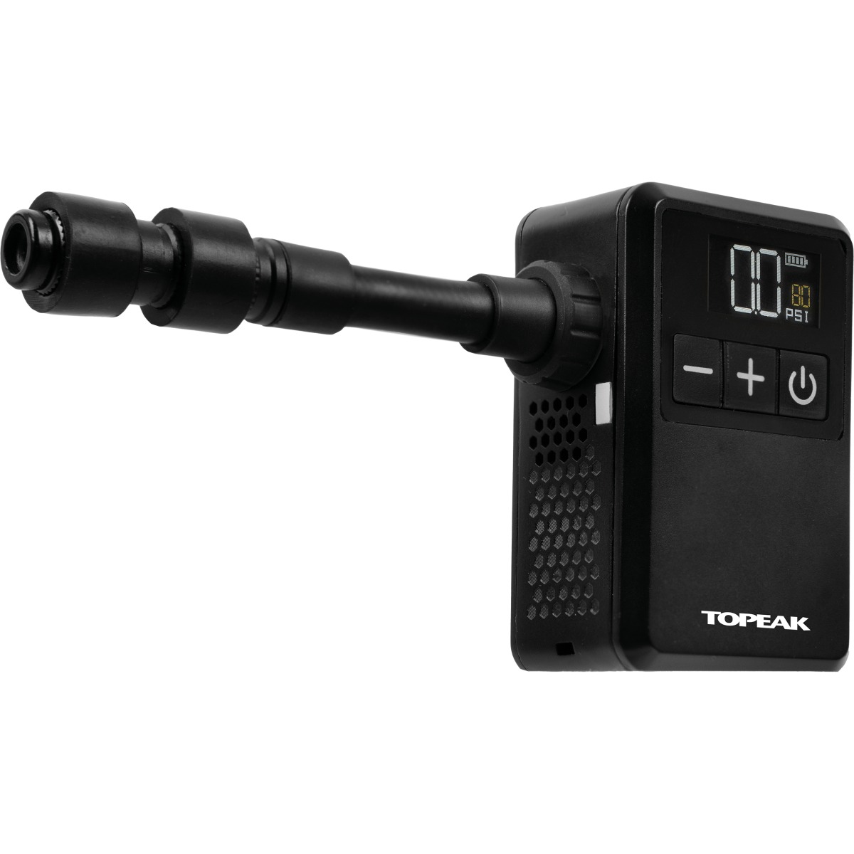 Topeak E-Booster Digital Mini Fahrradpumpe schwarz