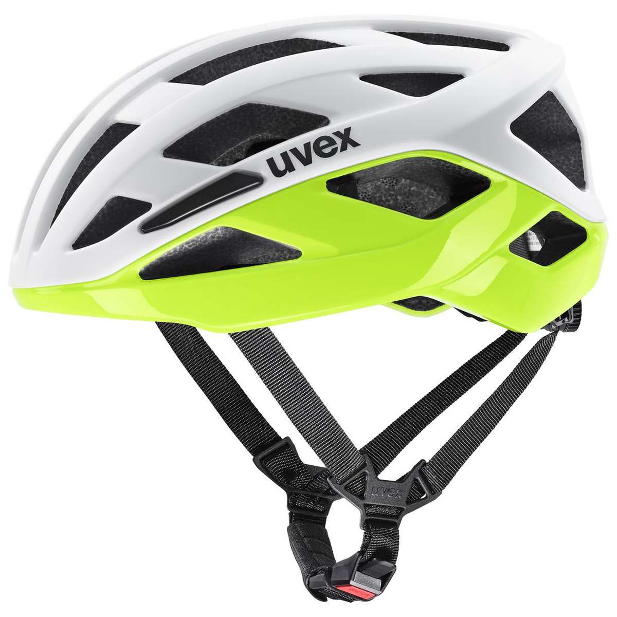 uvex i-volute Rennrad / Gravel Fahrrad Helm matt weiß/gelb 2027