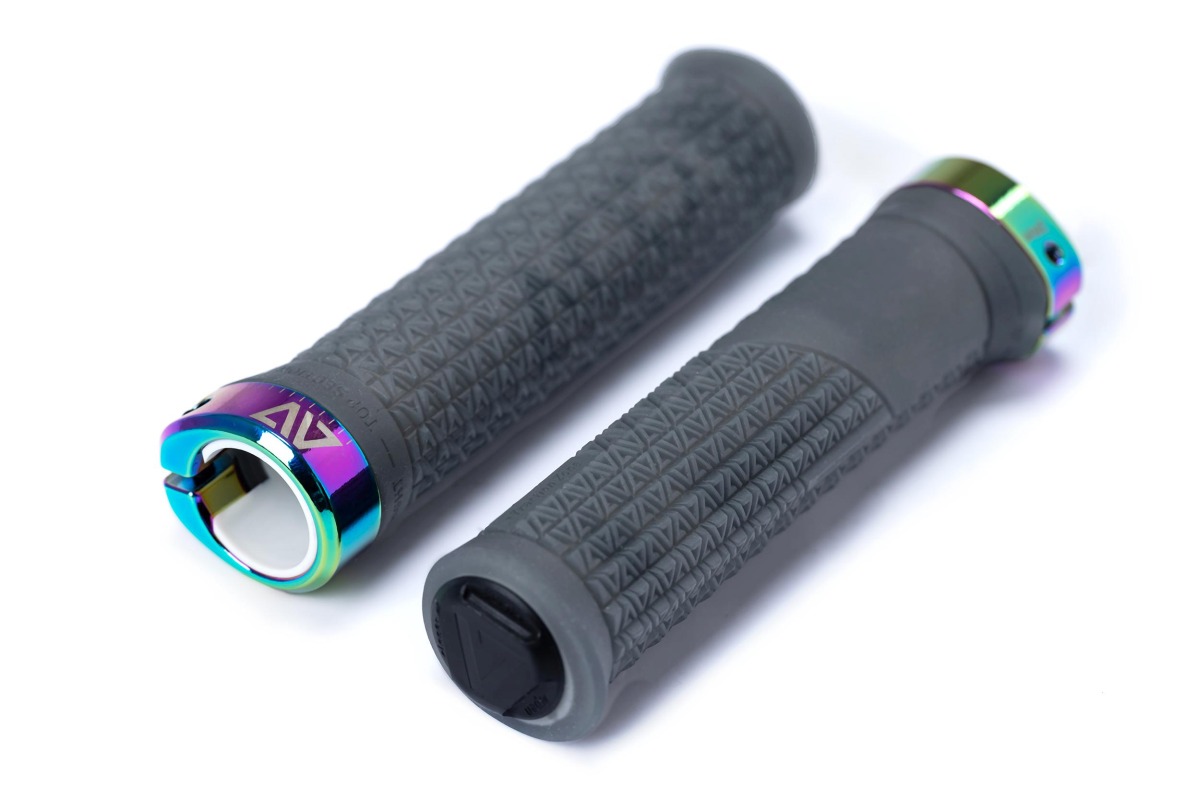 Acid Icon Pro Ergo Fahrrad Schraubgriffe schwarz / oilslick