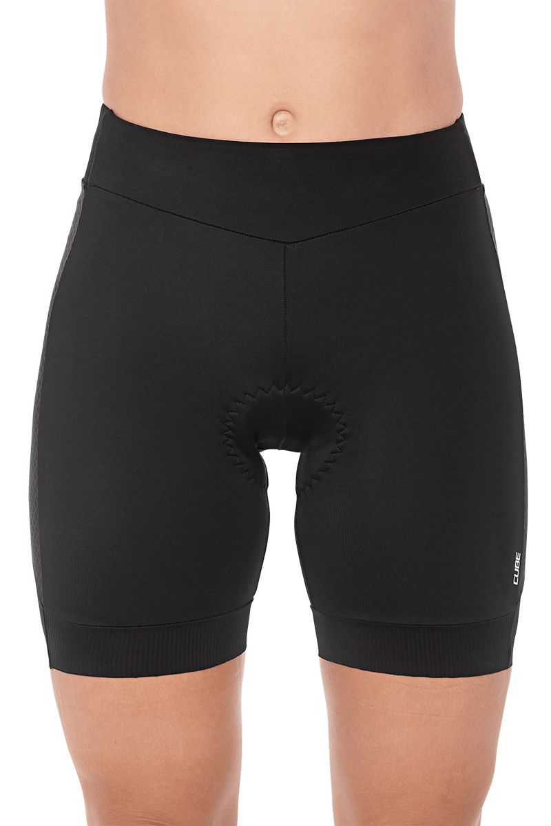 Cube Blackline Damen Fahrrad Hose kurz schwarz 2027