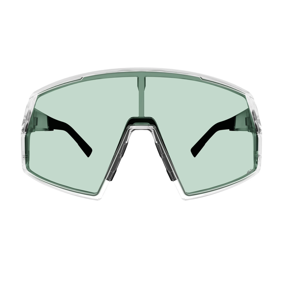 Scott Pro Shield AMP Wechselscheiben Fahrradbrille translucent/grün chrome