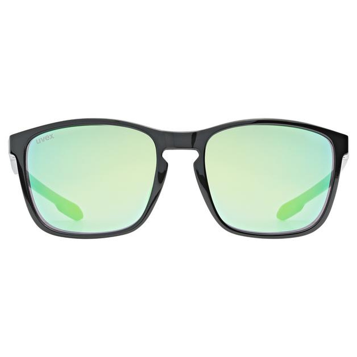 uvex Lgl 52 Freizeit Brille matt schwarz/mirror grün 2027