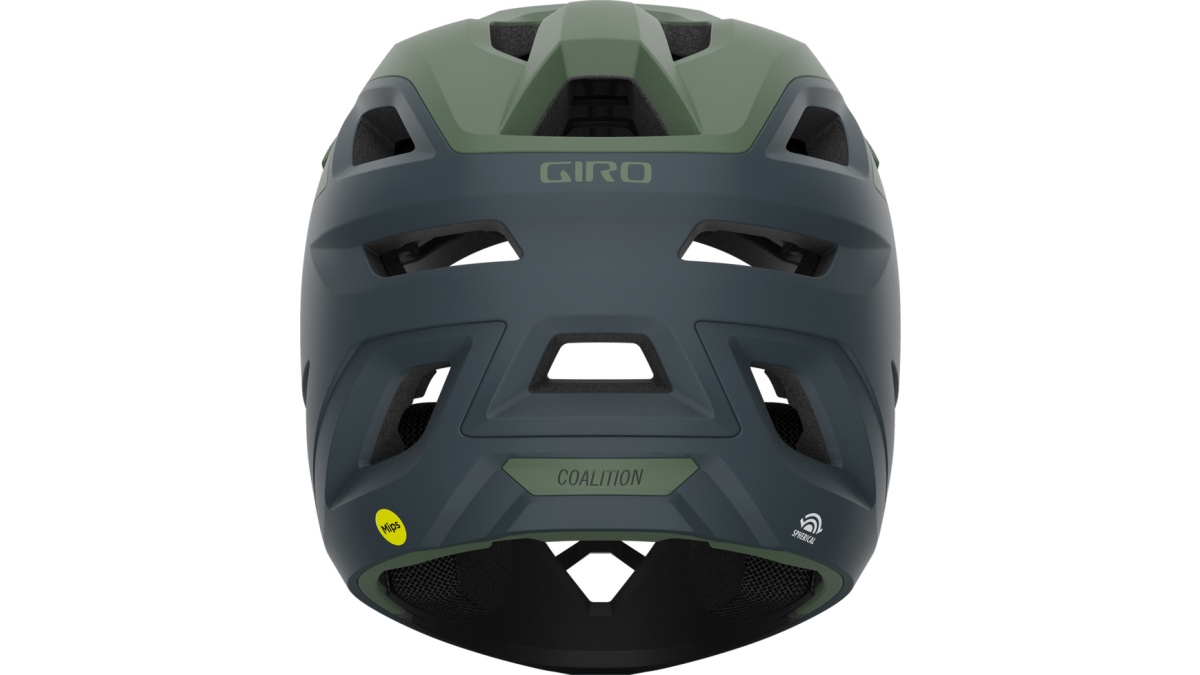 Giro Coalition Shperical MIPS DH Fahrrad Helm matt hedge grün/grau 2025