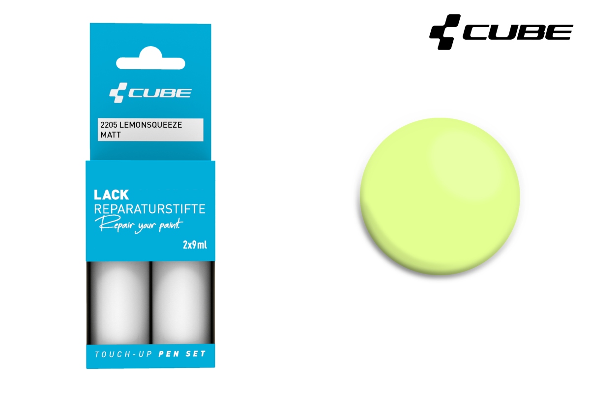 Cube Touch-Up Pen Lackreparaturstift Set 30ml / 49.83 / Liter lemonsqueeze matt 2205