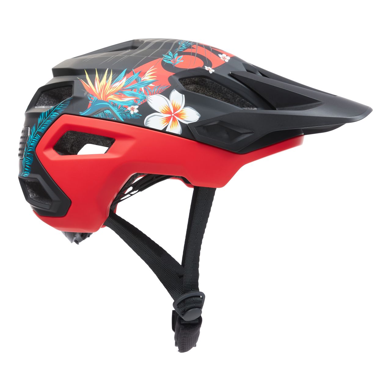 O'Neal Trailfinder Rio All Mountain MTB Fahrrad Helm schwarz/rot 2024 Oneal