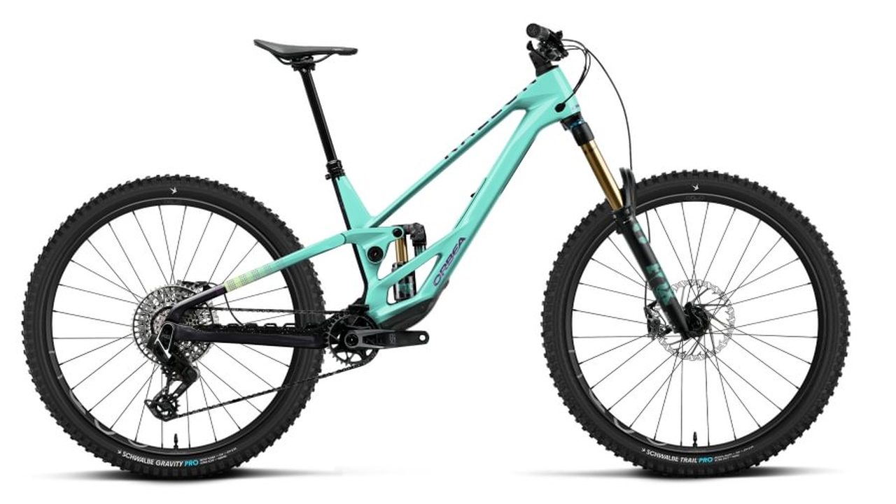 Orbea Rallon E-LTD 29'' Carbon MTB Fahrrad aloha green/fantasy purple carbon view 2027