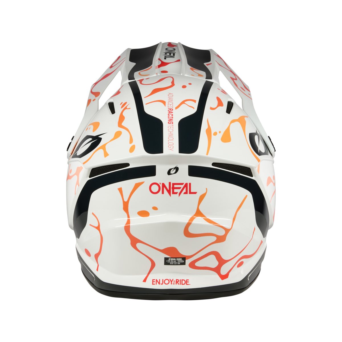 ONeal 1SRS Splash Motocross Enduro MTB Helm weiß/orange 2027