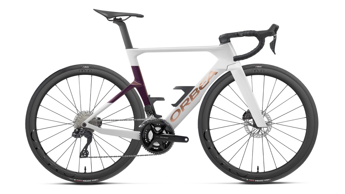 Orbea Orca Aero M30i LTD Carbon Rennrad golden off white/sunset 2027