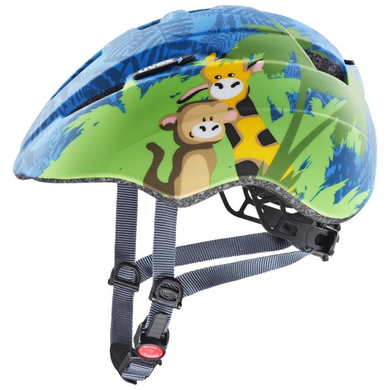 Uvex Kid 2 CC Jungle Kinder Fahrrad Helm Gr. 46-52cm matt blau/grün 2025