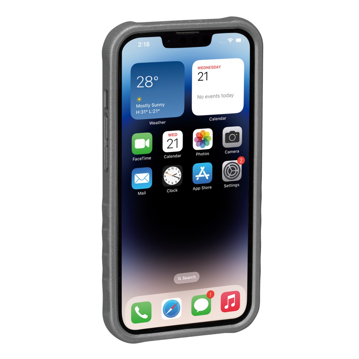 Topeak RideCase Handyhülle für iPhone 14 mit Halter schwarz