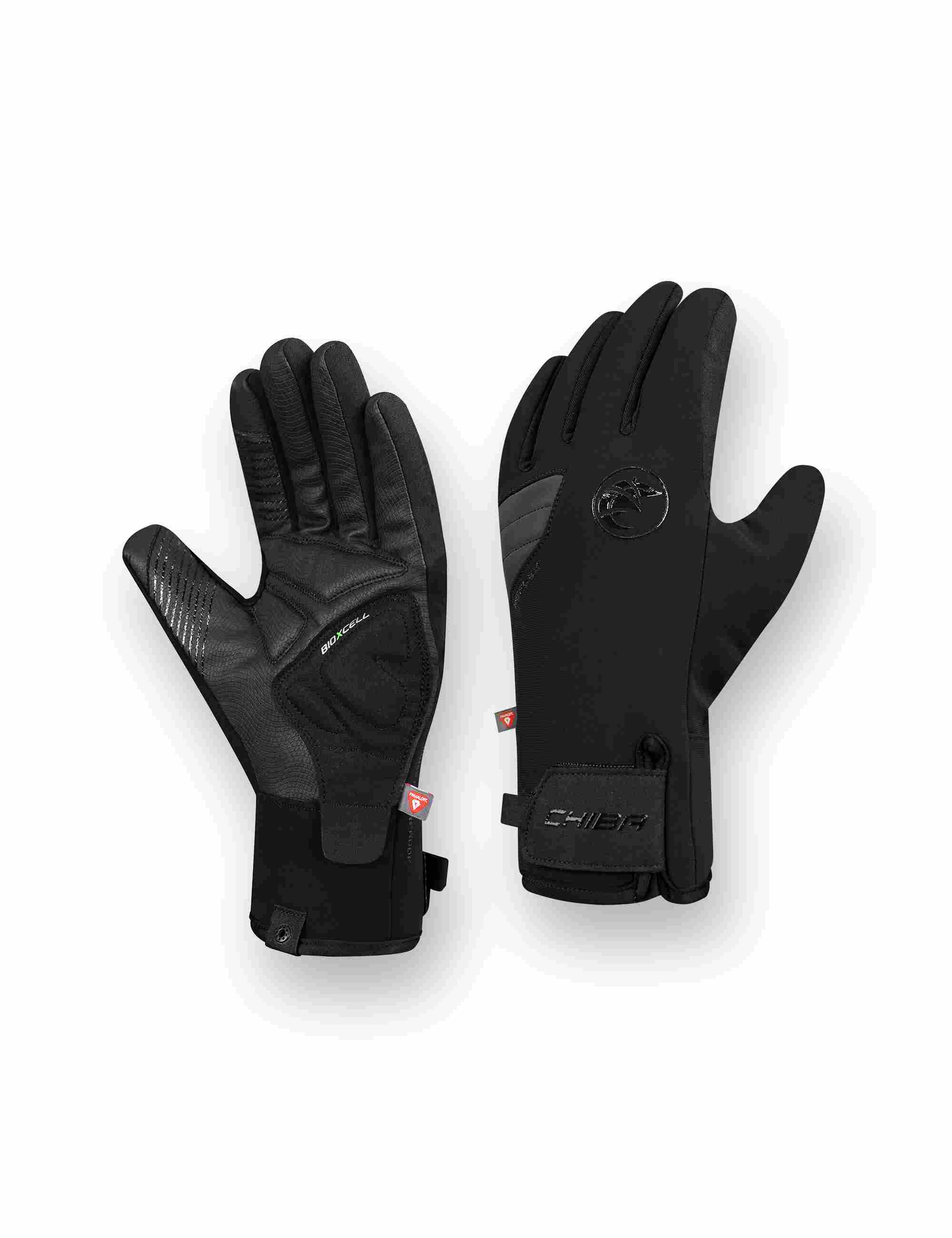 Chiba BioXCell Warm Winter Winter Fahrradhandschuhe lang schwarz 2027