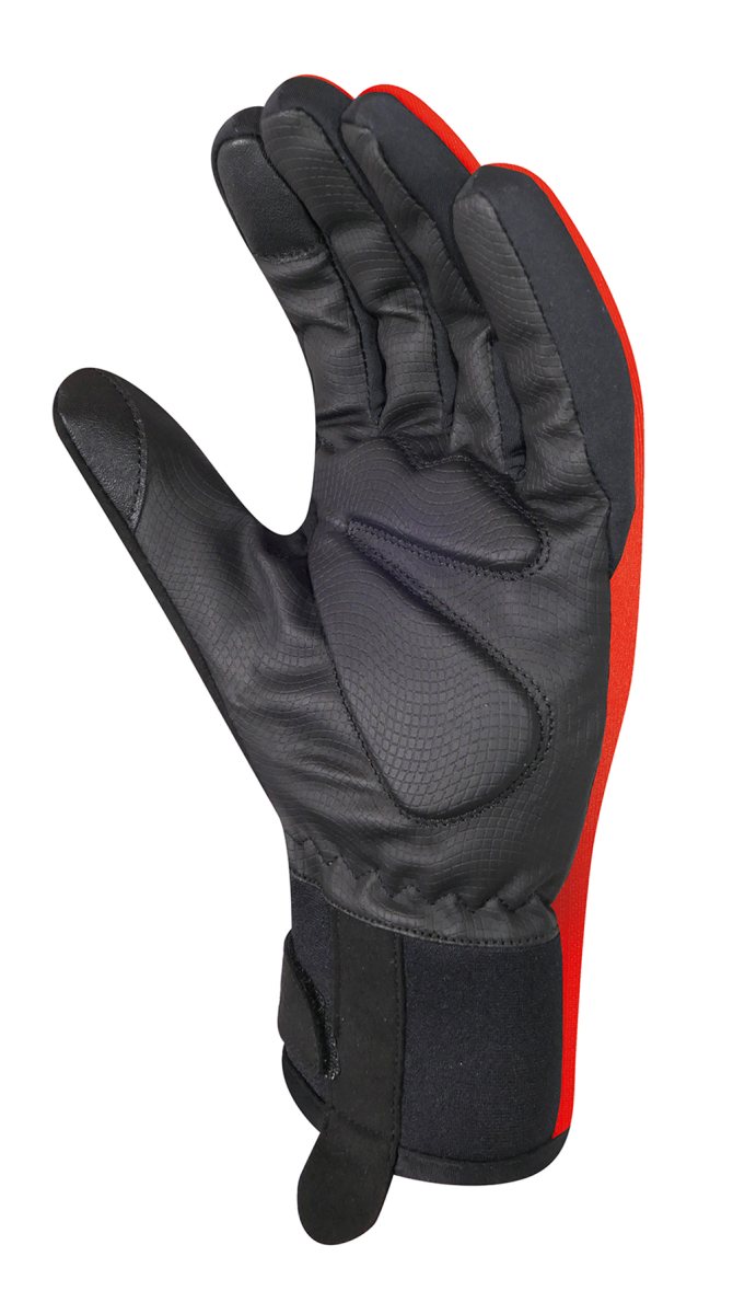 Chiba Softshell Light Fahrrad Winter Handschuhe lang rot 2027