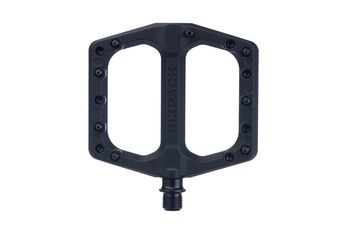 Sixpack Menace 3.0 Alu Flat Fahrrad Pedal stealth schwarz