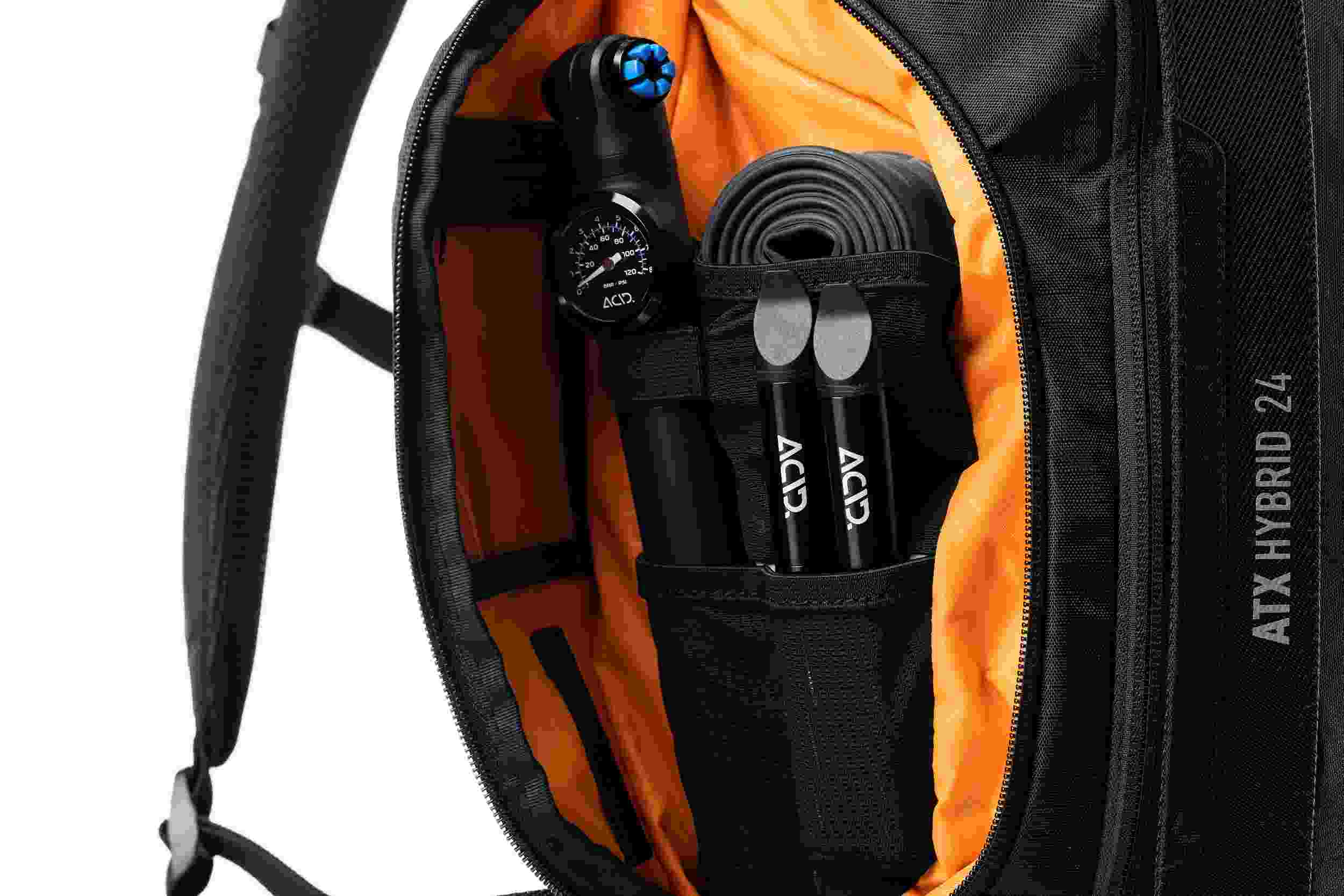 Cube ATX Hybid 24 E-Bike Fahrrad Rucksack schwarz