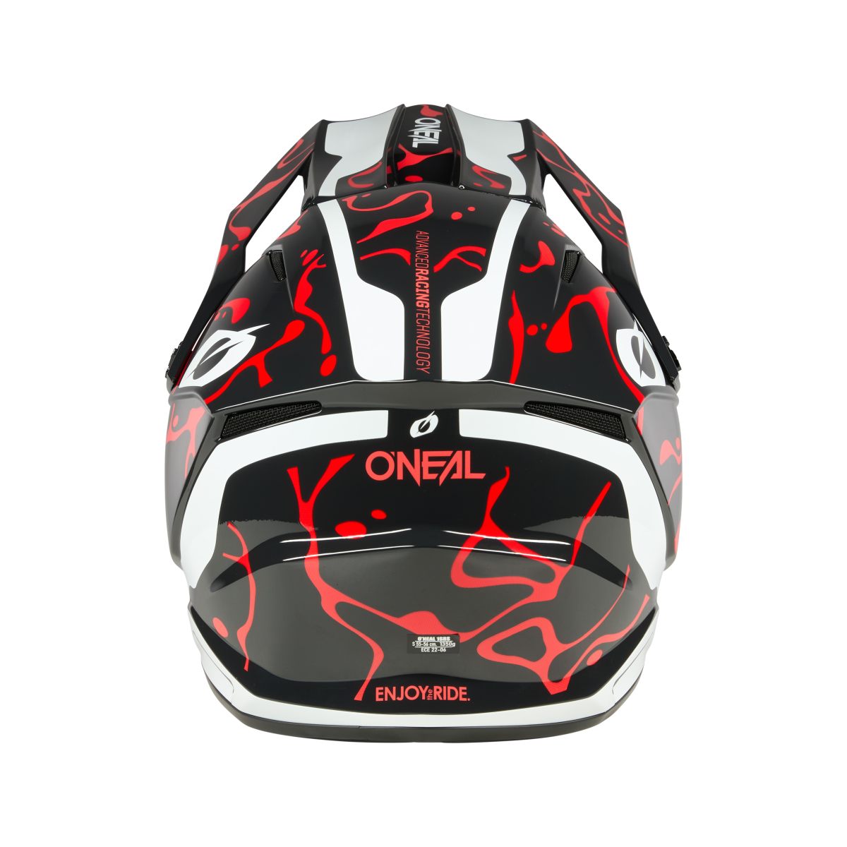 ONeal 1SRS Splash Motocross Enduro MTB Helm schwarz/rot 2027