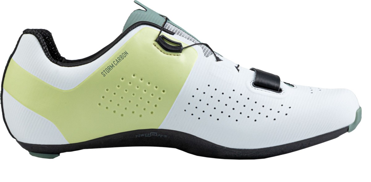 Northwave Storm Carbon Rennrad Fahrrad Schuhe weiß/grün 2025