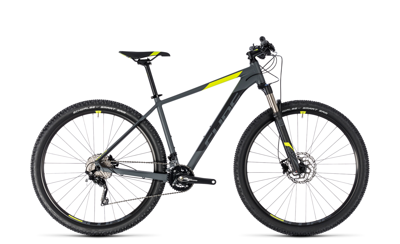 Cube Attention SL 27.5'' / 29'' MTB Fahrrad grau/gelb 2018