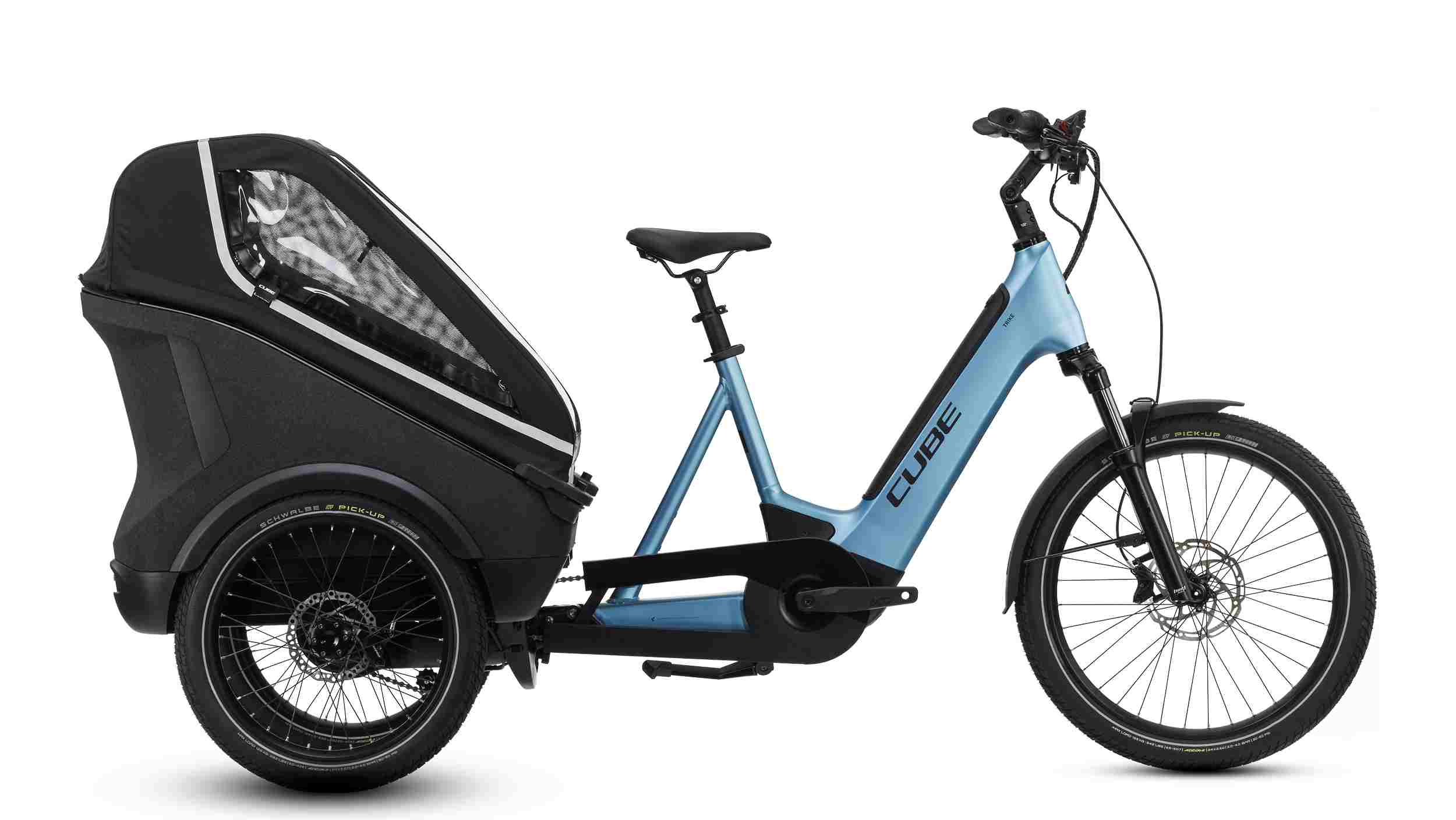 Cube Trike Hybrid Family 1500 24'' / 20'' Pedelec E-Bike Dreirad Lastenrad blau 2027