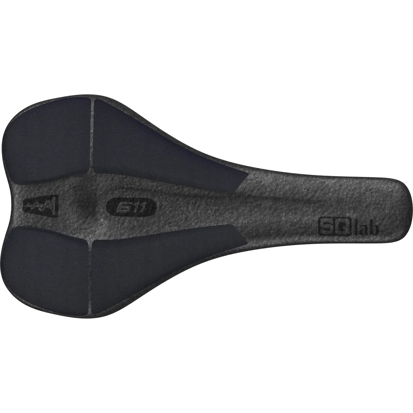 SQlab 611 ClipOn Infinergy Ergowave Unisex MTB Tour / Travel E-Bike Fahrrad Sattel schwarz