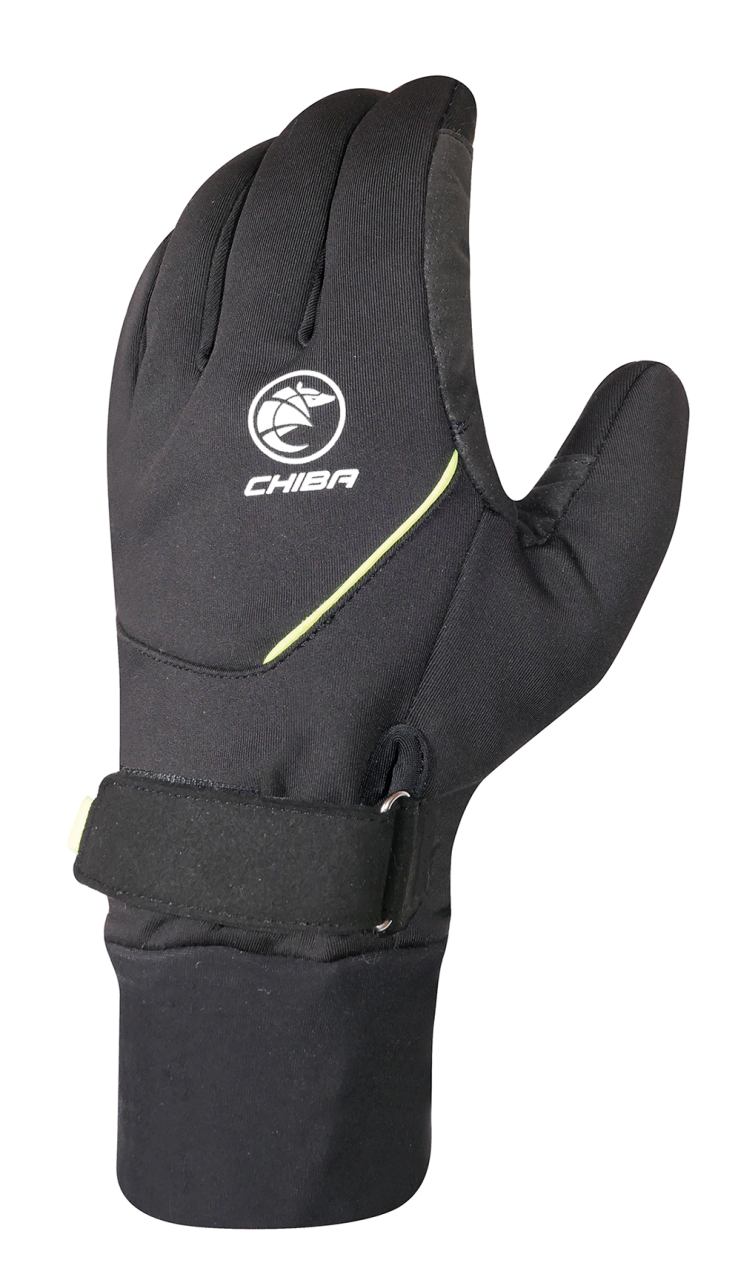 Chiba Rain Pro Winter Fahrrad Handschuhe lang schwarz/gelb 2027