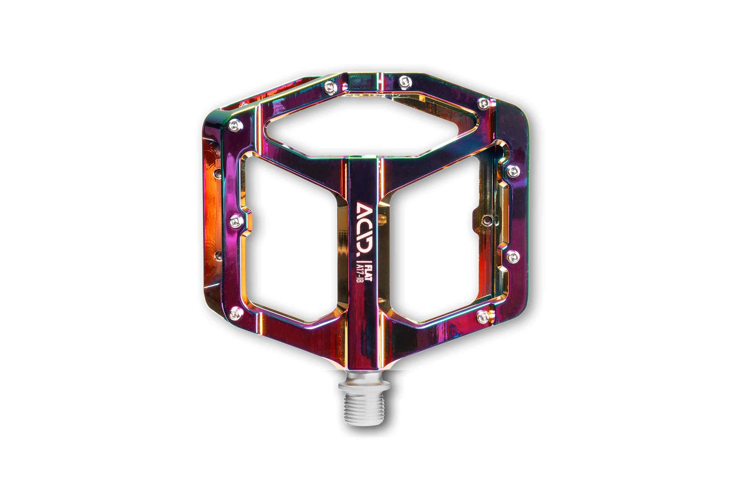 Acid Flat A30 Fahrrad Pedale oil slick
