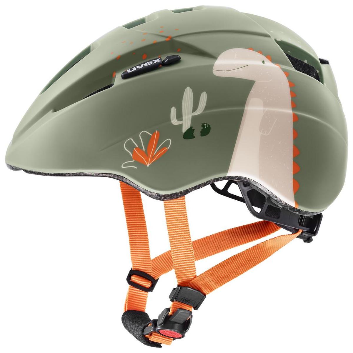 uvex Kid 2 cc Dino Kinder Fahrrad Helm Gr. 46-52cm matt grün 2027