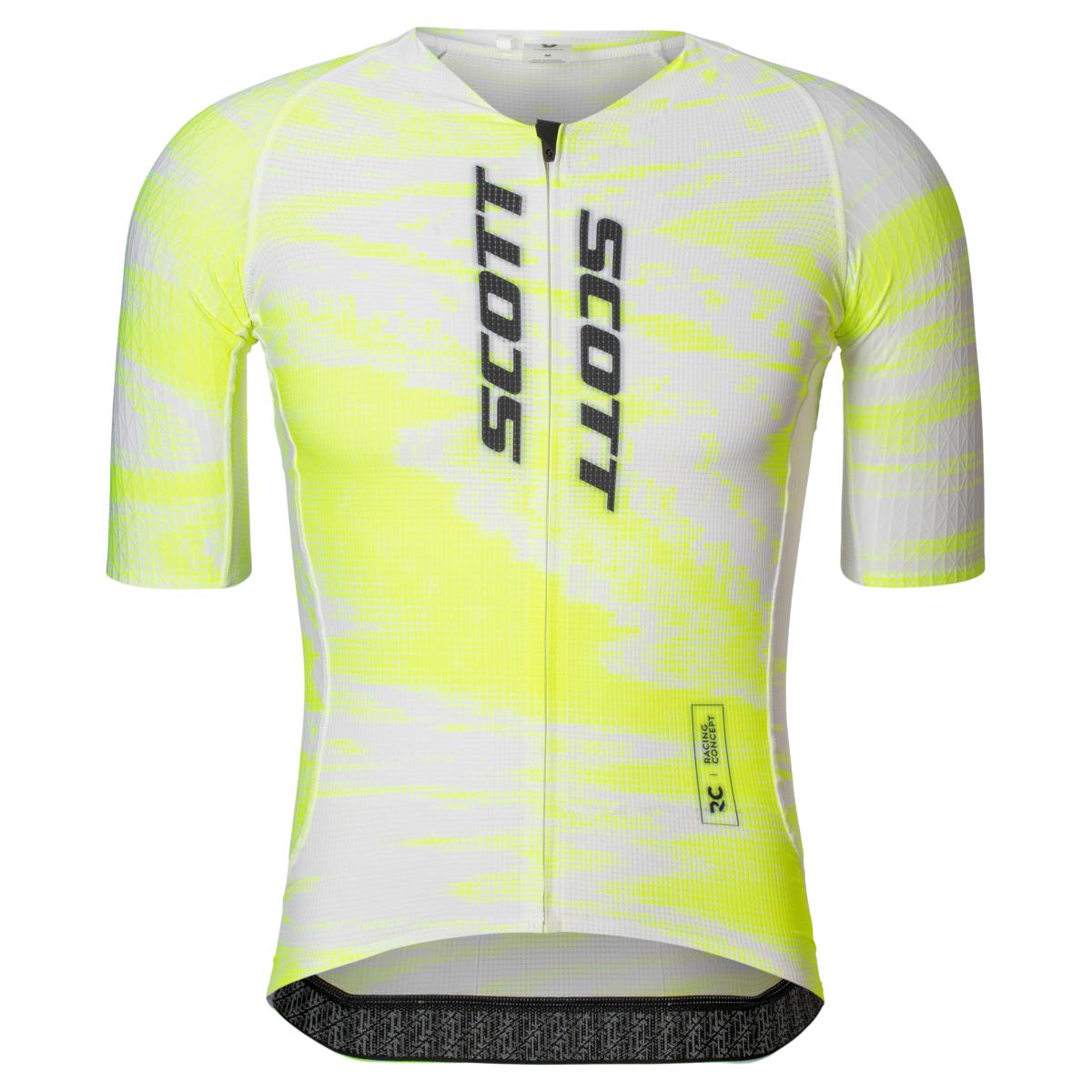 Scott RC Ultd Aero Rennrad Fahrradtrikot kurzarm safety gelb/weiß 2027