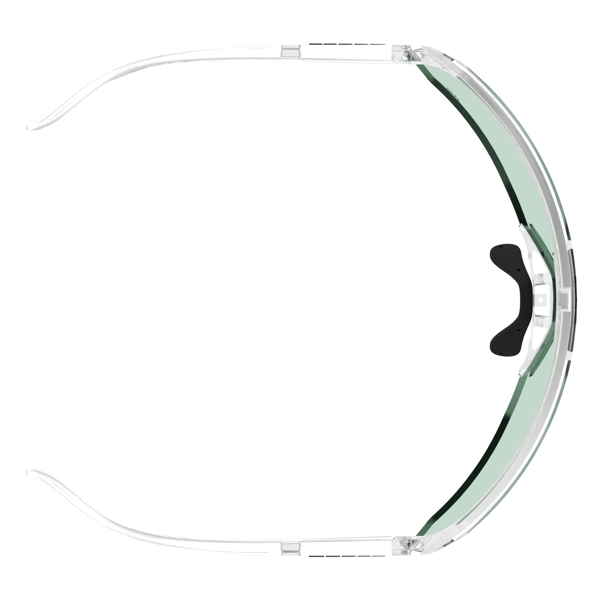 Scott Sport Shield AMP Wechselscheiben Fahrradbrille translucent/grün chrome