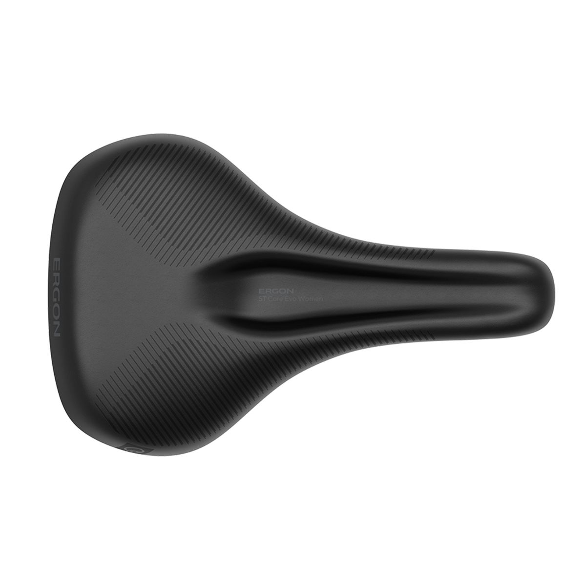 Ergon ST Core Evo ergonomischer Damen Trekking Fahrrad Sattel schwarz
