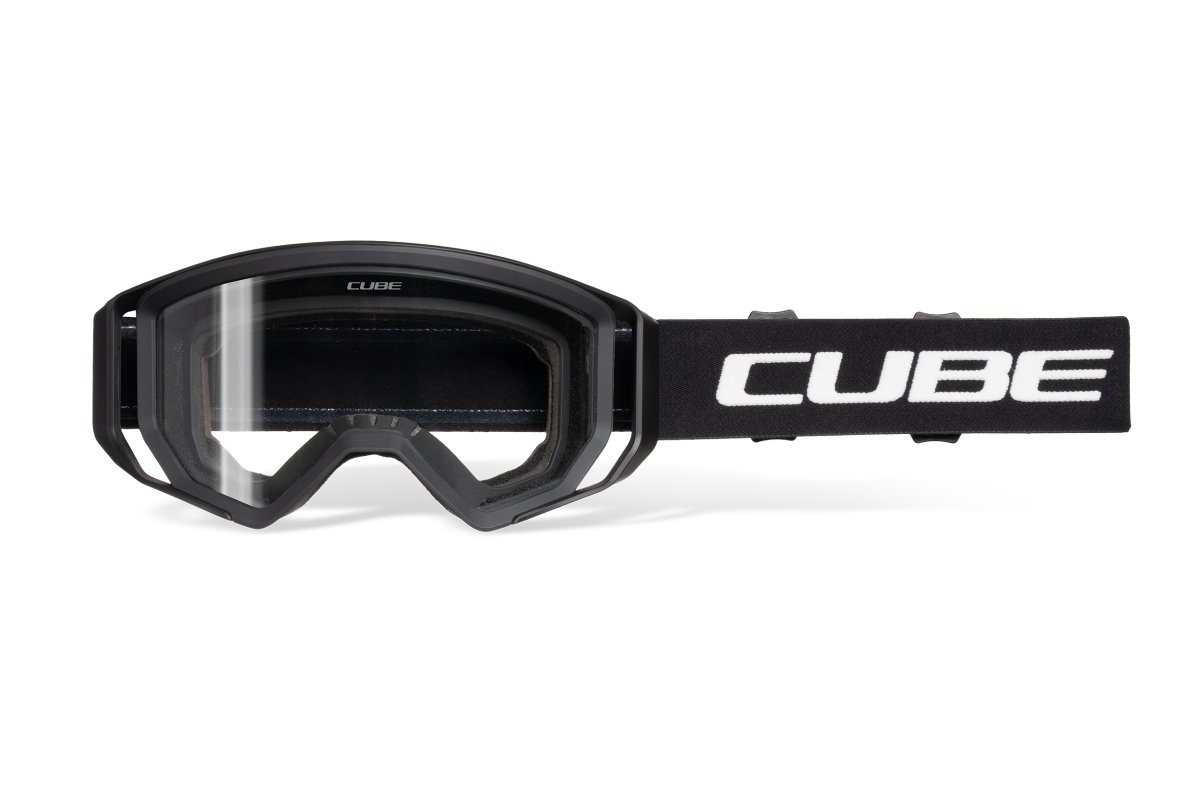 Cube Strom Goggle DH Brille schwarz/klar