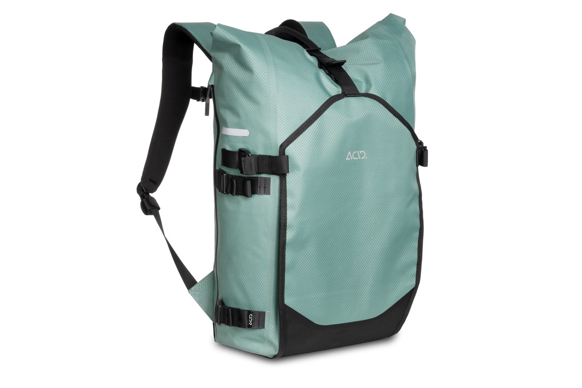 Acid Flip Pro 25 Cilink Fahrrad Seitentasche & Rucksack grün