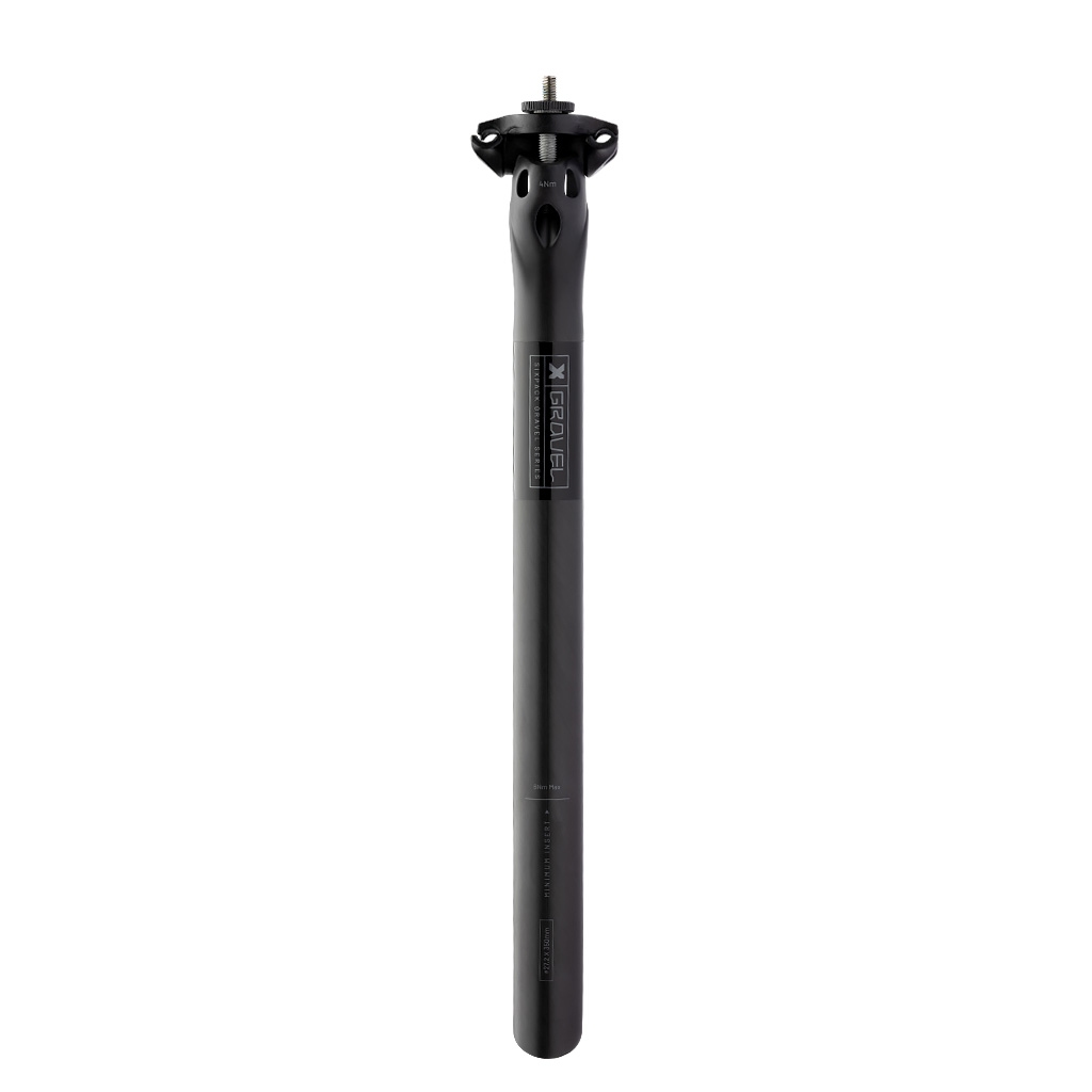 Sixpack Carbon Gravel Fahrrad Sattelstütze 27.2 mm schwarz