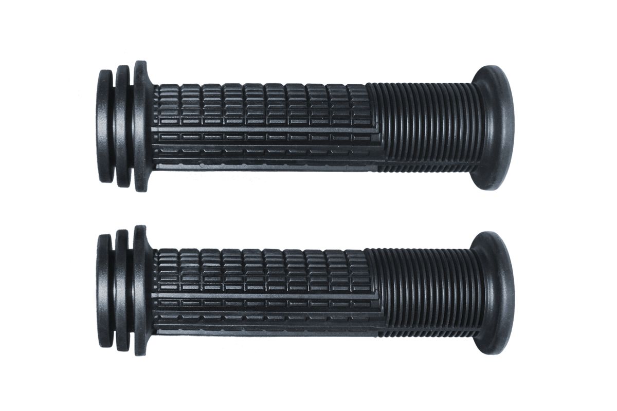 Natural Fit 22.2mm Kinder Fahrrad Griffe mit Prallschutz schwarz