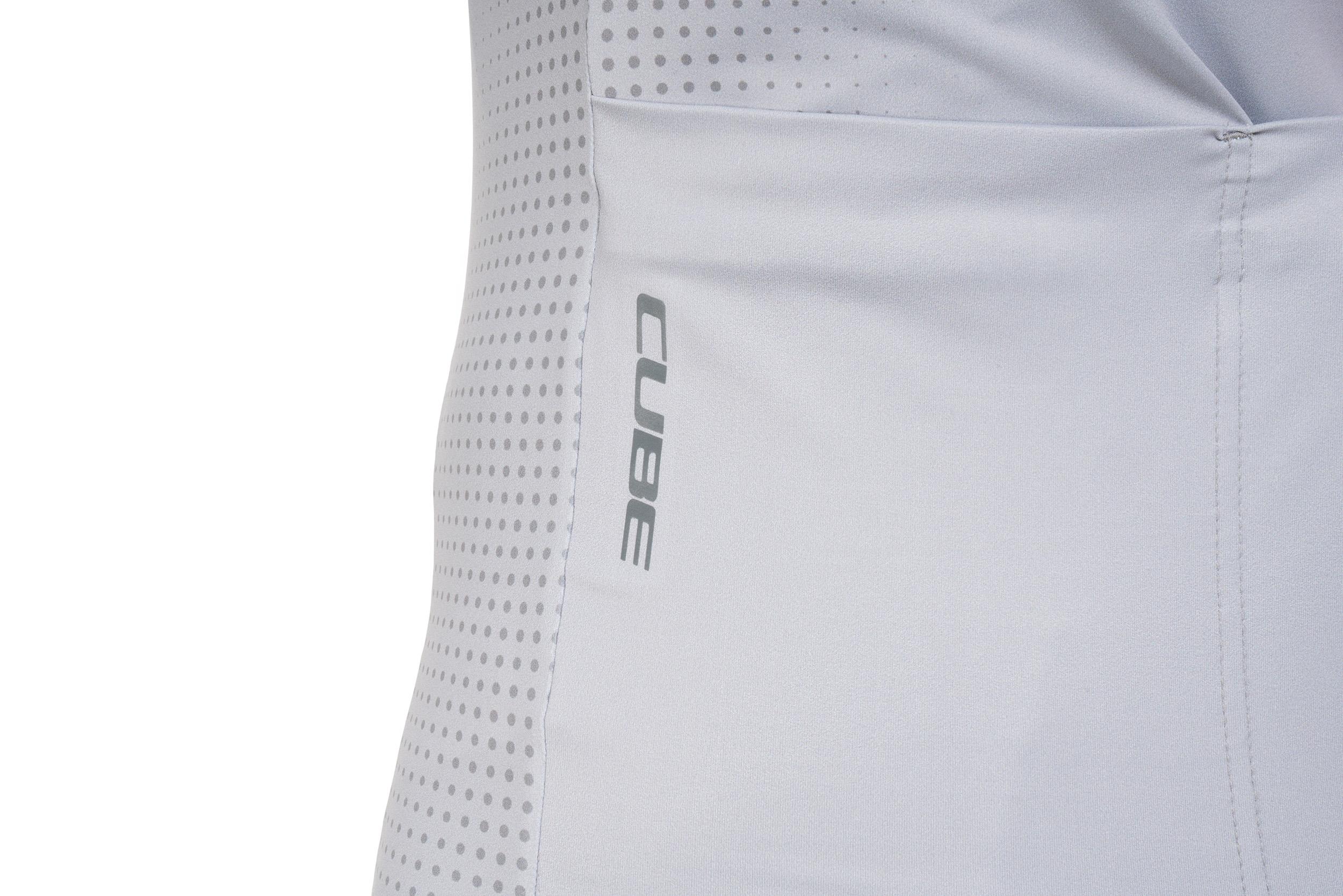 Cube Road / XC Teamline Fahrrad Trikot kurz weiß/orange 2027