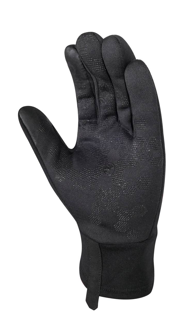 Chiba Polarfleece Kids Kinder Winter Fahrrad Handschuhe lang schwarz 2027