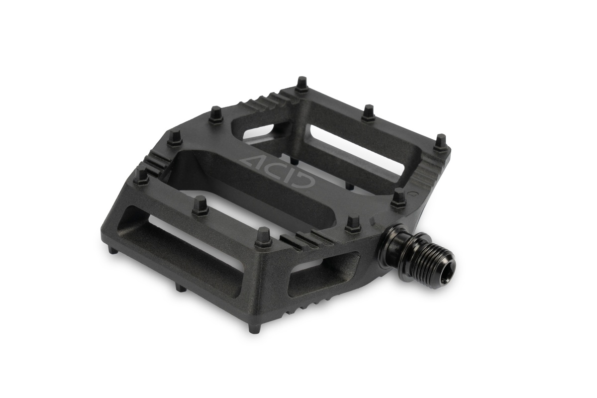 Acid Flat P10 MTB Fahrrad Pedale schwarz
