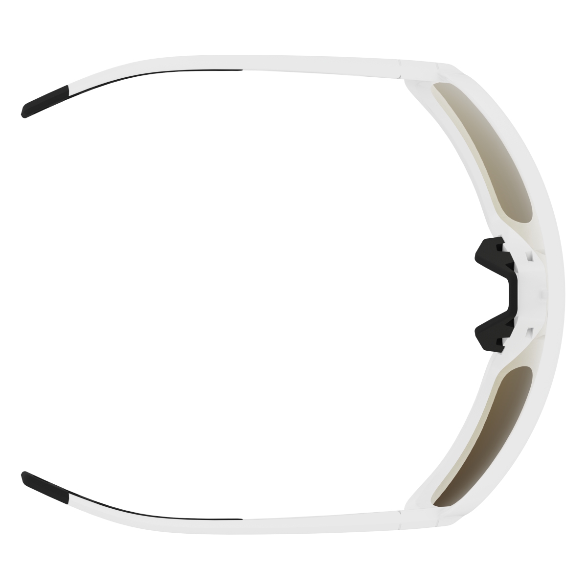 Scott Torica LS AMP Wechselscheiben Fahrradbrille weiß/goldfarben chrome