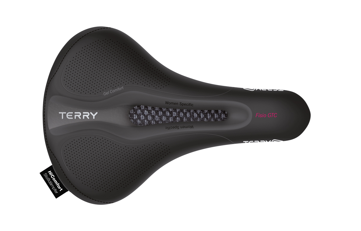 Terry Fisio GTC Gel Women Touring Comfort Damen Fahrrad Sattel schwarz
