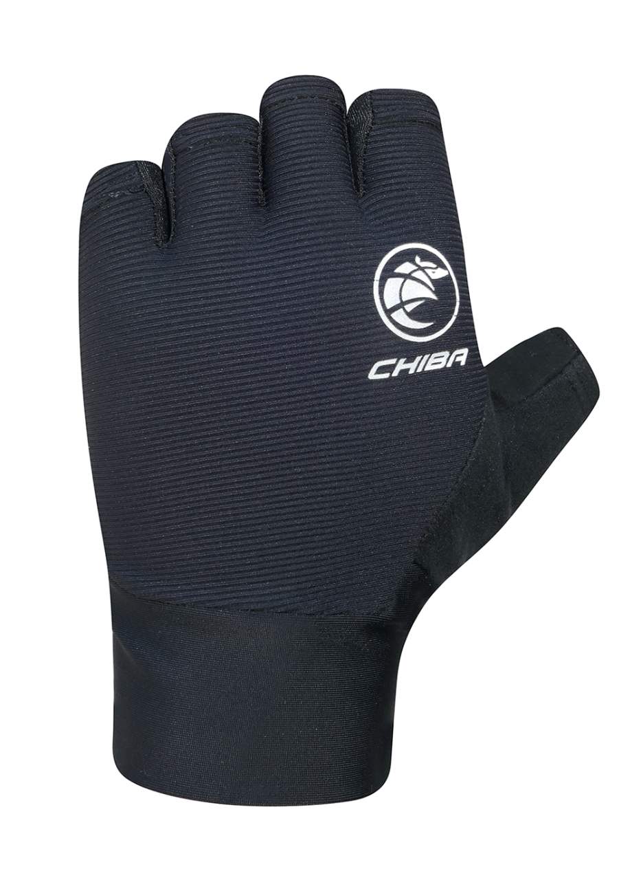 Chiba Team Glove Fahrrad Handschuhe kurz schwarz 2027