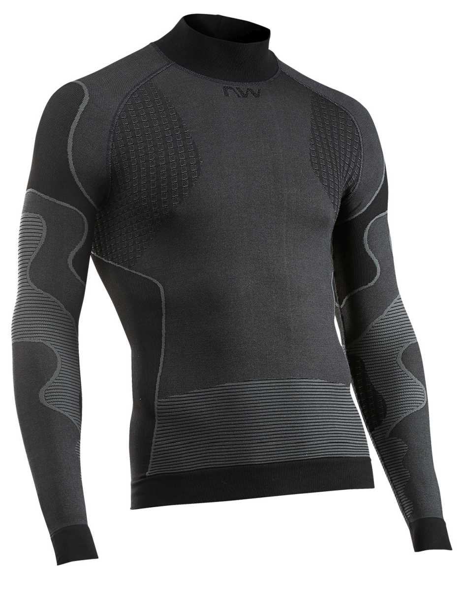 Northwave High Neck Revolution Winter Fahrrad Unterhemd lang schwarz 2027