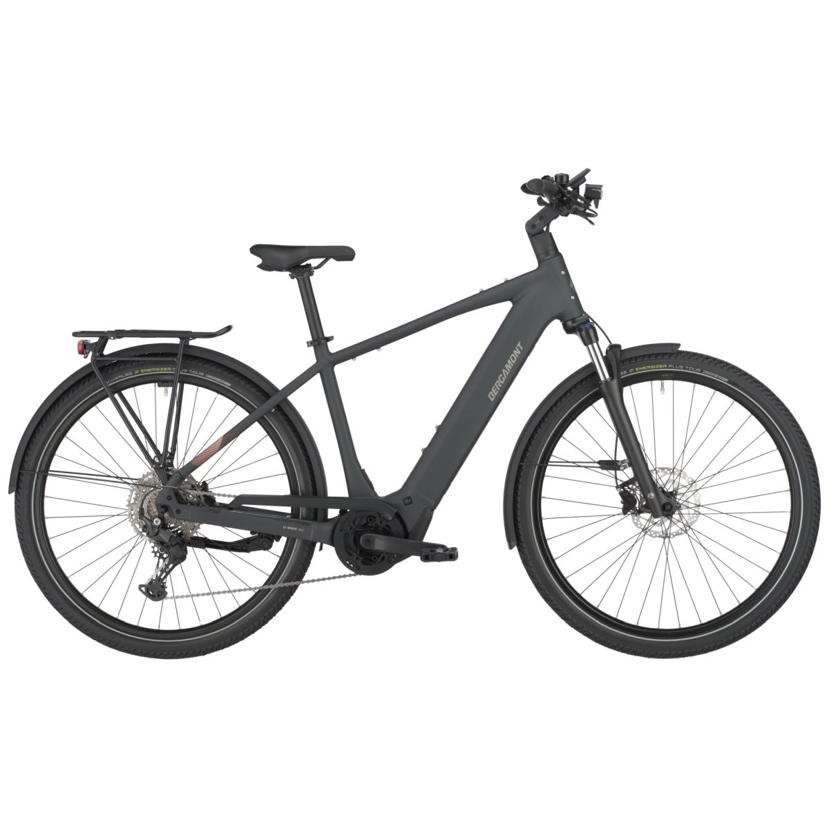 Bergamont E-Horizon Sport 20 E-Bike Trekking Pedelec matt flaky schwarz 2025