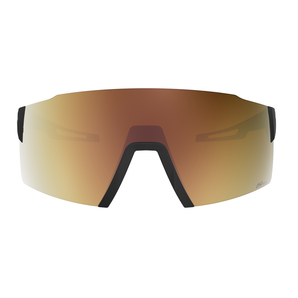 Scott Stride Compact LS AMP Wechselscheiben Fahrradbrille schwarz/goldfarben chrome